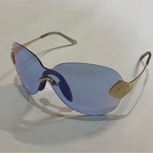 Vintage Dior pilot sunglasses blue